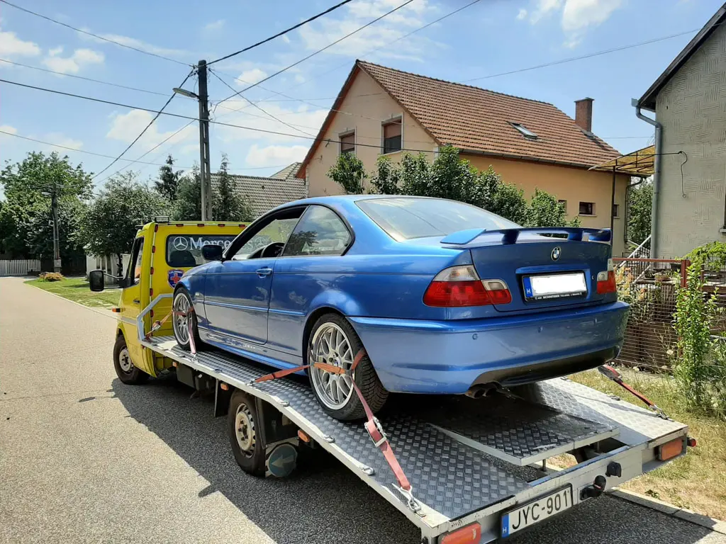 BMW autómentés, autószállítás Magyarországon